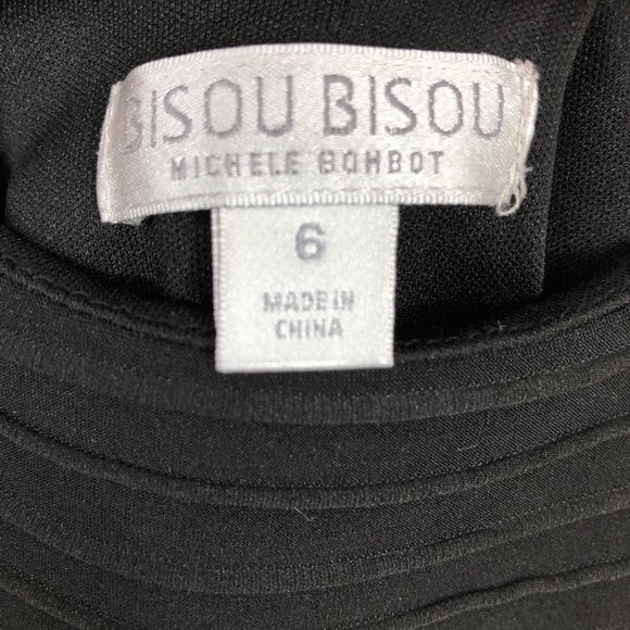Bisou Bisou Michele Bohbot Black Dress‎ 6 - Picture 5 of 8